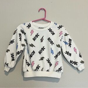 AC/DC Girls 3T Graphic Logo Sweatshirt